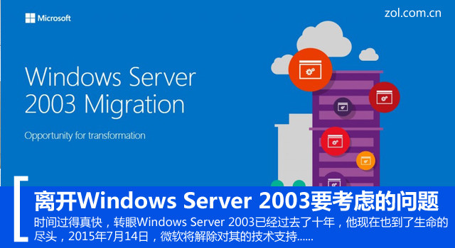 离开Windows Server 2003要考虑的问题 